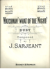 Picture of Watchman What of the Night, J. Sarjeant, vocal duet
