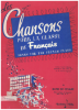 Picture of Chansons pour la classe Francais (Songs for the French Class), ed. Ruth Cesare
