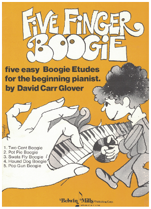 Picture of Five Finger Boogie, David Carr Glover, easy piano solo 