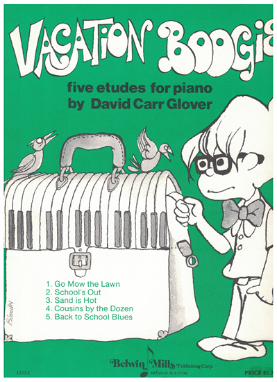 Picture of Vacation Boogie, David Carr Glover, easy piano solo songbook
