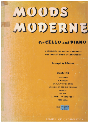 Picture of Moods Moderne, arr. Domenico Savino, cello & piano 