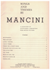 Picture of Songs and Themes by Mancini, Henry Mancini
