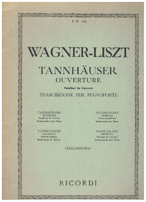 Picture of Tannhauser Overture Concert Paraphrase, Richard Wagner, transcr. F. Liszt