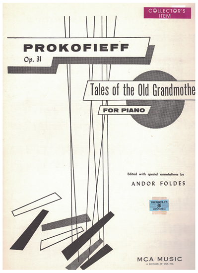 Picture of Sergei Prokofieff (Prokofiev), Tales of the Old Grandmother Op. 31, ed. Andor Foldes