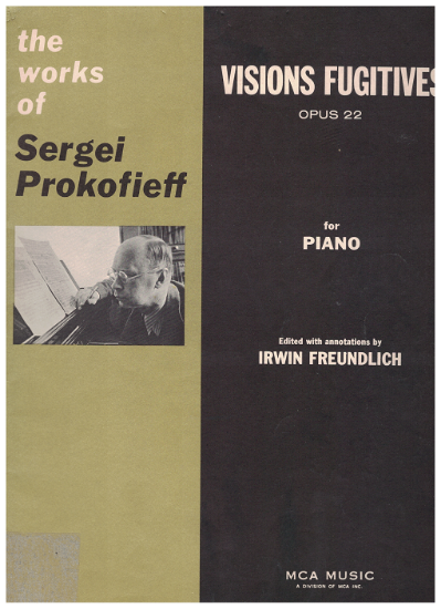 Picture of Sergei Prokofieff (Prokofiev), Visions Fugitives Op. 22, ed. Irwin Freundlich