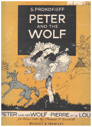 Picture of Sergei Prokofieff (Prokofiev), Peter and the Wolf, transcribed by Thomas F. Dunhill, piano solo
