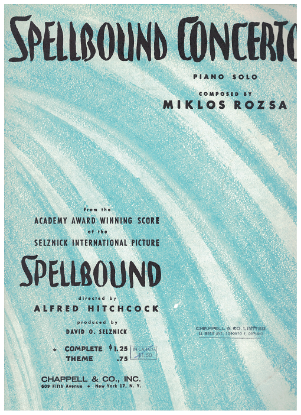 Picture of Spellbound Concerto, title song from Hitchcock movie, Miklos Rozsa, complete version