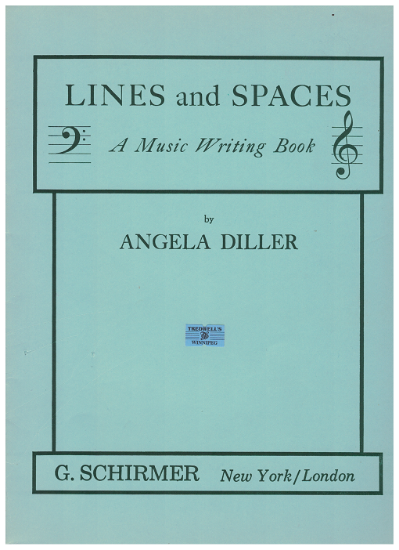 Picture of Angela Diller, Lines & Spaces, music theory workbook