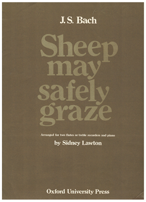 Picture of Sheep May Safely Graze, J. S. Bach, arr. Sidney Lawton for 2 flutes/alto recorders & piano