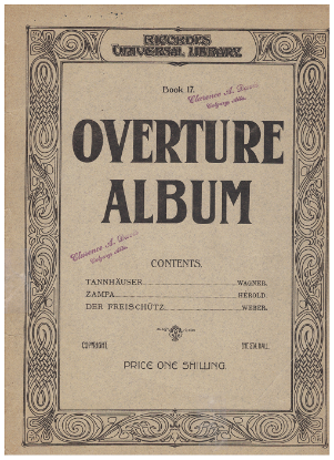 Picture of Overture Album Book 17, Tannhauser/ Zampa/ Der Freischutz