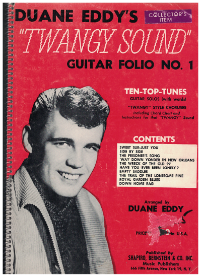 Picture of Duane Eddy's "Twangy Sound" Guitar Folio No. 1