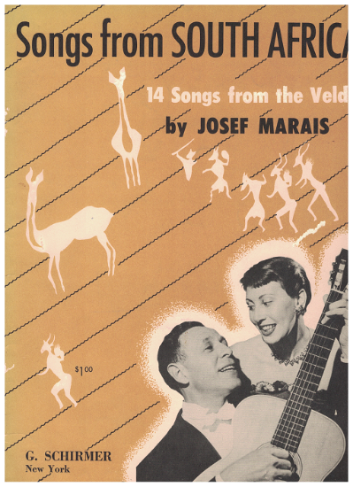 Picture of Songs from South Africa, 14 Songs fron the Veld, Josef Marais
