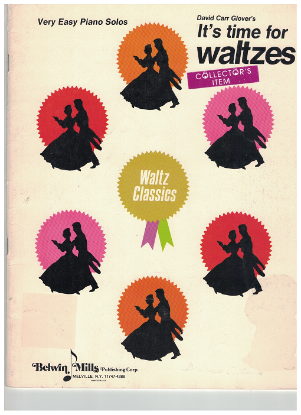 Picture of It's Time for Waltzes, ed. David Carr Glover, very easy piano solo