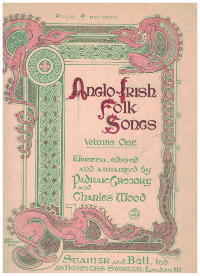 Picture of Anglo-Irish Folk Songs Volume 1, arr. Padraic Gregory & Charles Wood