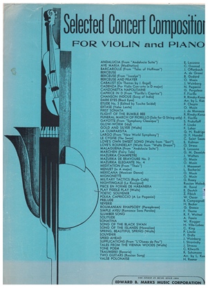 Picture of Poetic Souvenir, Zdenko Fibich, violin solo