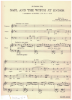 Picture of Saul and the Witch of Endor, Henry Purcell, trio aria for Soprano, Tenor & Bass voices, edited Peter Pears and Benjamin Britten, sheet music