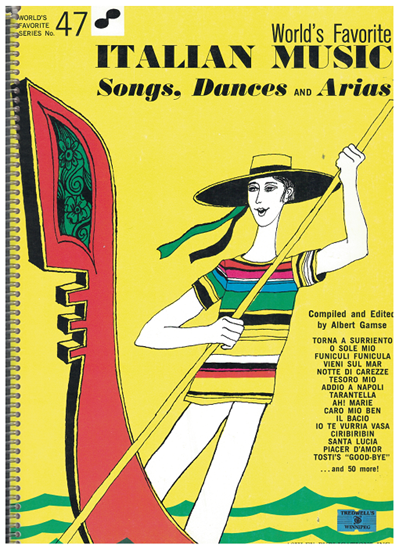 Picture of World's Favorite Series No. 47, Italian Music Songs Dances and Airs, WFS47