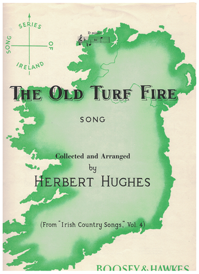 Picture of The Old Turf Fire, from "Irish Country Songs Vol. 4, arr. Herbert Hughes, medium voice solo