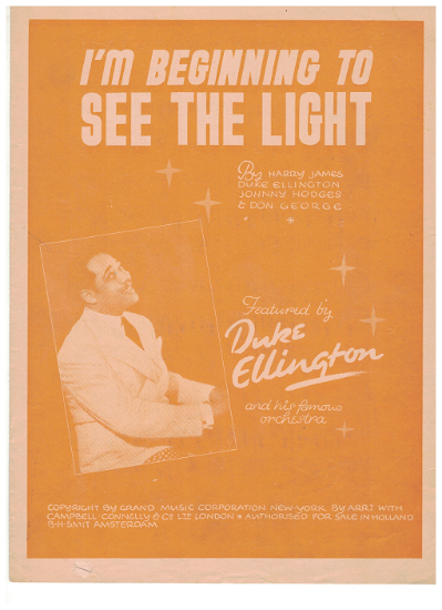 Picture of I'm Beginning to See the Light, Duke Ellington/ Johnny Hodges/ Don George/ Harry James