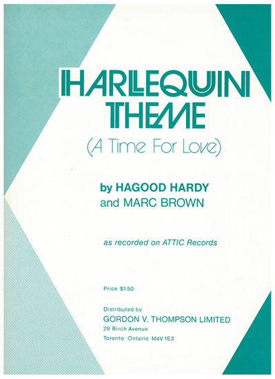 Picture of Harlequin Theme (A Time for Love), Haygood Hardy & Marc Brown, piano solo