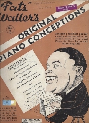 Picture of Fats Waller, Original Piano Conceptions No. 2