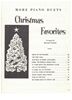 Picture of Christmas Favorites More Piano Duets, arr. William Stickles