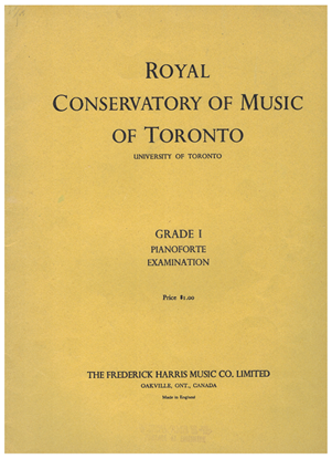 Picture of Royal Conservatory of Music, Grade  1 Piano Exam Book, 1953 Edition, University of Toronto