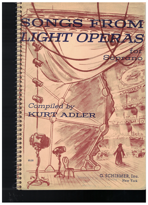 Picture of Songs from Light Operas for Soprano, ed. Kurt Adler