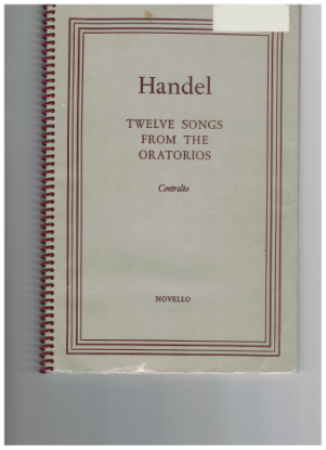 Picture of Twelve Songs from the Oratorios for Contralto, G. F. Handel/Alberto Randegger