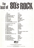 Picture of The Best of the 80's Rock, songbook