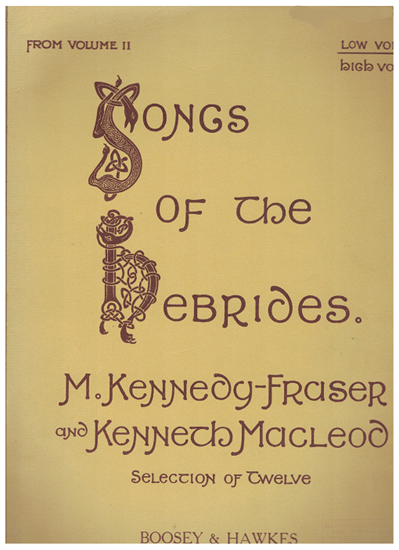 Picture of Songs of the Hebrides Vol. 2 (12 Selected Songs), M. Kennedy Fraser & Kenneth MacLeod, low voice songbook