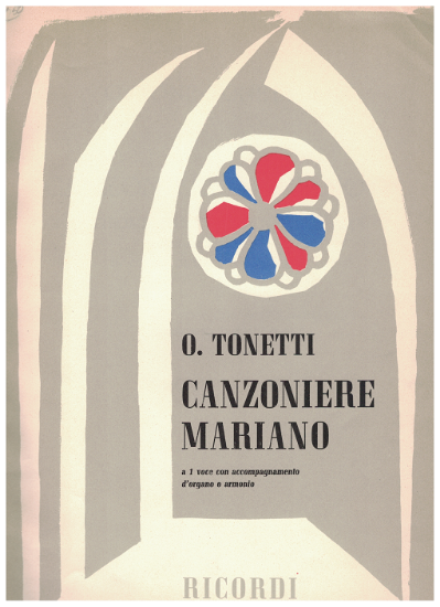 Picture of Canzoniere Mariano (Songs of the Madonna), ed. O. Tonetti