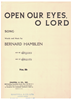 Picture of Open Our Eyes O Lord, Bernard Hamblen, high voice solo