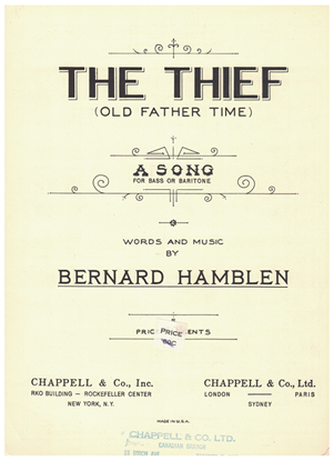 Picture of The Thief (Old Father Time), Bernard Hamblen, bass voice solo