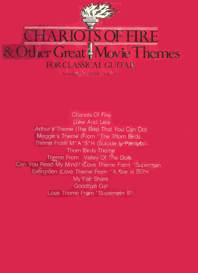 Picture of Chariots of Fire & Other Great Movie Themes for Classical Guitar, arr. Mark Phillips,