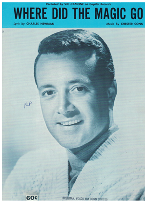 Picture of Where Did the Magic Go, Charles Newman & Chester Conn, recorded by Vic Damone