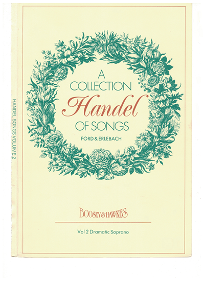 Picture of Handel...A Collection of Songs Vol. 2, Dramatic Soprano, ed. Walter Ford & Rupert Erlebach