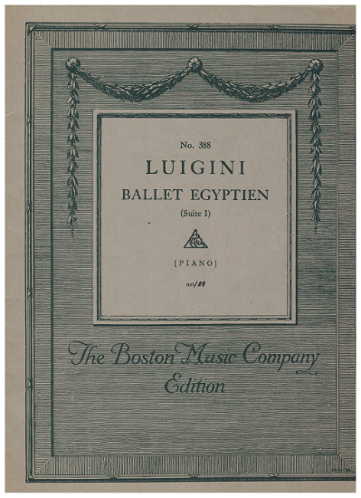 Picture of Ballet Egyptien Suite 1, Alexandre Luigini, piano solo
