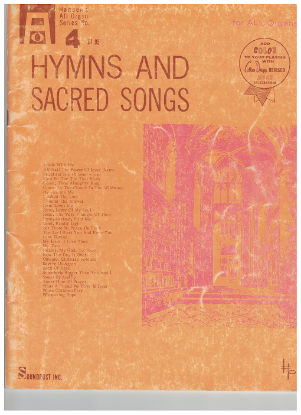 Picture of Hymns and Sacred Songs, Hansen's All Organ Series No. 4