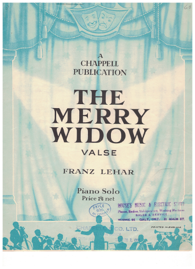 Picture of Merry Widow Valse, Franz Lehar, arr. Leonard Williams & H. M. Higgs 