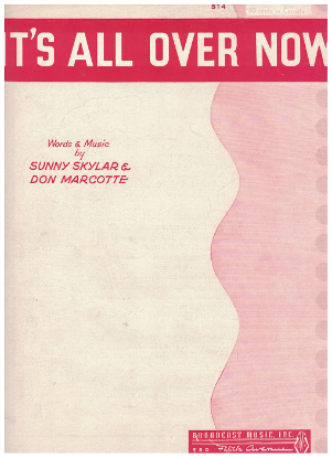 Picture of It's all Over Now (Mais Tout Ca Est Fini), Sunny Skylar & Don Marcotte, recorded by Gisele McKenzie