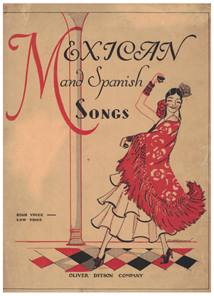 Picture of Mexican and Spanish Songs, arr. Charles Fonteyn Manney