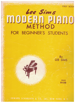 Picture of Modern Piano Method for Beginner Students First Book, Lee Sims