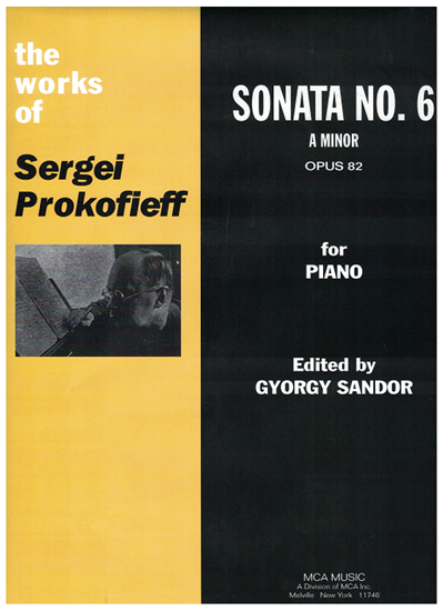 Picture of Sergei Prokofieff (Prokofiev), Piano Sonata No. 6 Opus 82, ed. Gyorgy Sandor