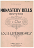 Picture of Monastery Bells (Nocturne), Louis Lefebure-Wely, piano solo 
