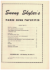 Picture of My Honey's Lovin' Arms, Herman Ruby & Joseph Meyer, recorded by Sunny Skylar, pdf copy