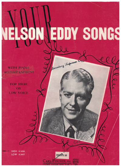 Picture of Your Nelson Eddy Sings, high voice 
