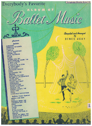 Picture of Everybody's Favorite Series No. 89, Album of Ballet Music, EFS89, ed. Denes Agay, piano solo