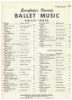 Picture of Everybody's Favorite Series No. 89, Album of Ballet Music, EFS89, ed. Denes Agay, piano solo