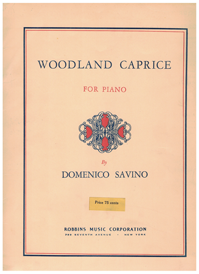 Picture of Woodland Caprice, Domenico Savino, piano solo